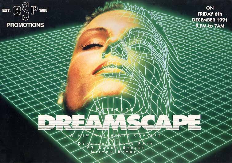 Flyer for Dreamscape 1 - Warehouse Concept