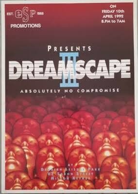 Flyer for Dreamscape 3 - Absolutely No Compromise