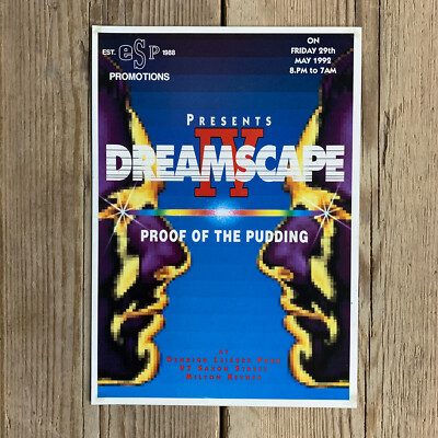 Flyer for Dreamscape 4 - Proof Of The Pudding