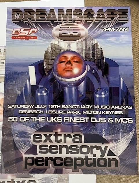Flyer for Dreamscape 25 - Silver Jubilee