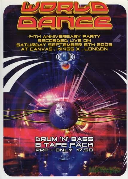 Flyer for World Dance - 14th Anniversary Party