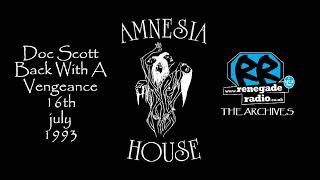 Flyer for Amnesia House - Back With A Vengeance