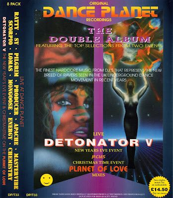 Flyer for Dance Planet - Christmas Event - Planet Of Love - The Double Album