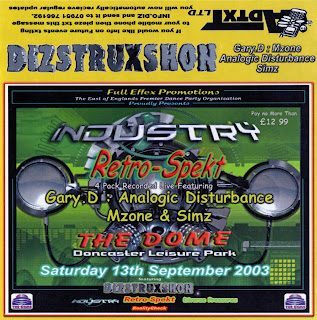 Flyer for Dizstruxshon - Industry