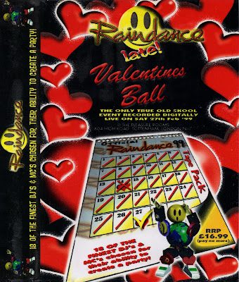Flyer for Raindance - Late Valentines Ball