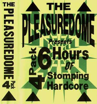 Flyer for Pleasuredome - 6hrs Of Stomping Hardcore - Yellow