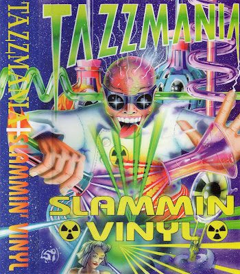 Flyer for Slammin Vinyl & Tazzmania