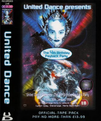 Flyer for United Dance - 4TH Birthday Payback Party