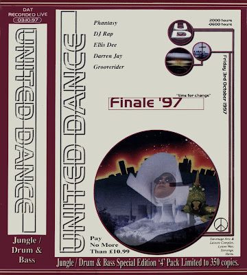 Flyer for United Dance - The Finale 97