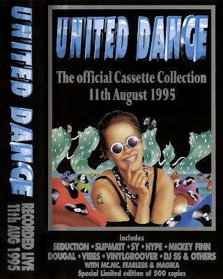 Flyer for United Dance - The Official Cassette Collection