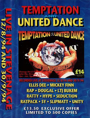 Flyer for United Dance & Temptation