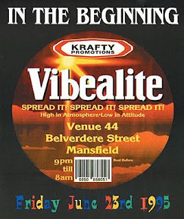 Flyer for Vibealite - In The Beginning
