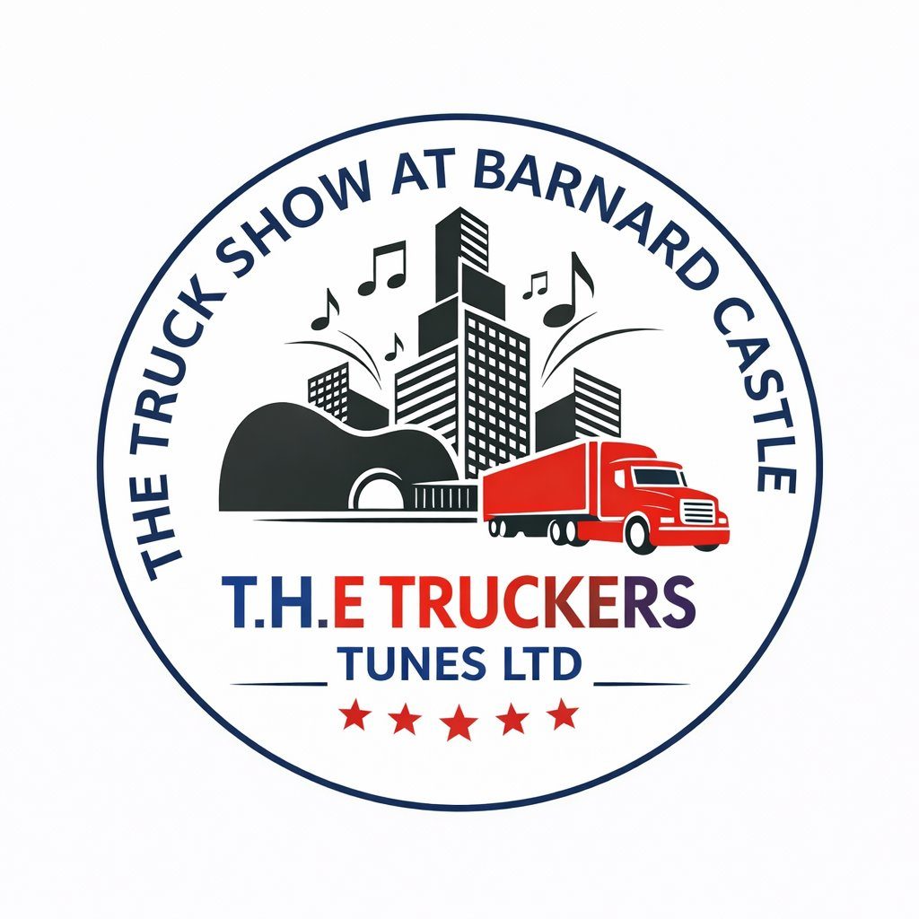 Flyer for T.H.E Truckers Tunes Ltd @ The Truck Show Barnard Castle