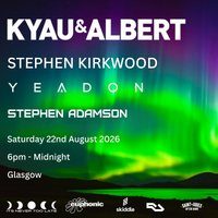 Flyer for It's Never Too Late Presents: Kyau & Albert