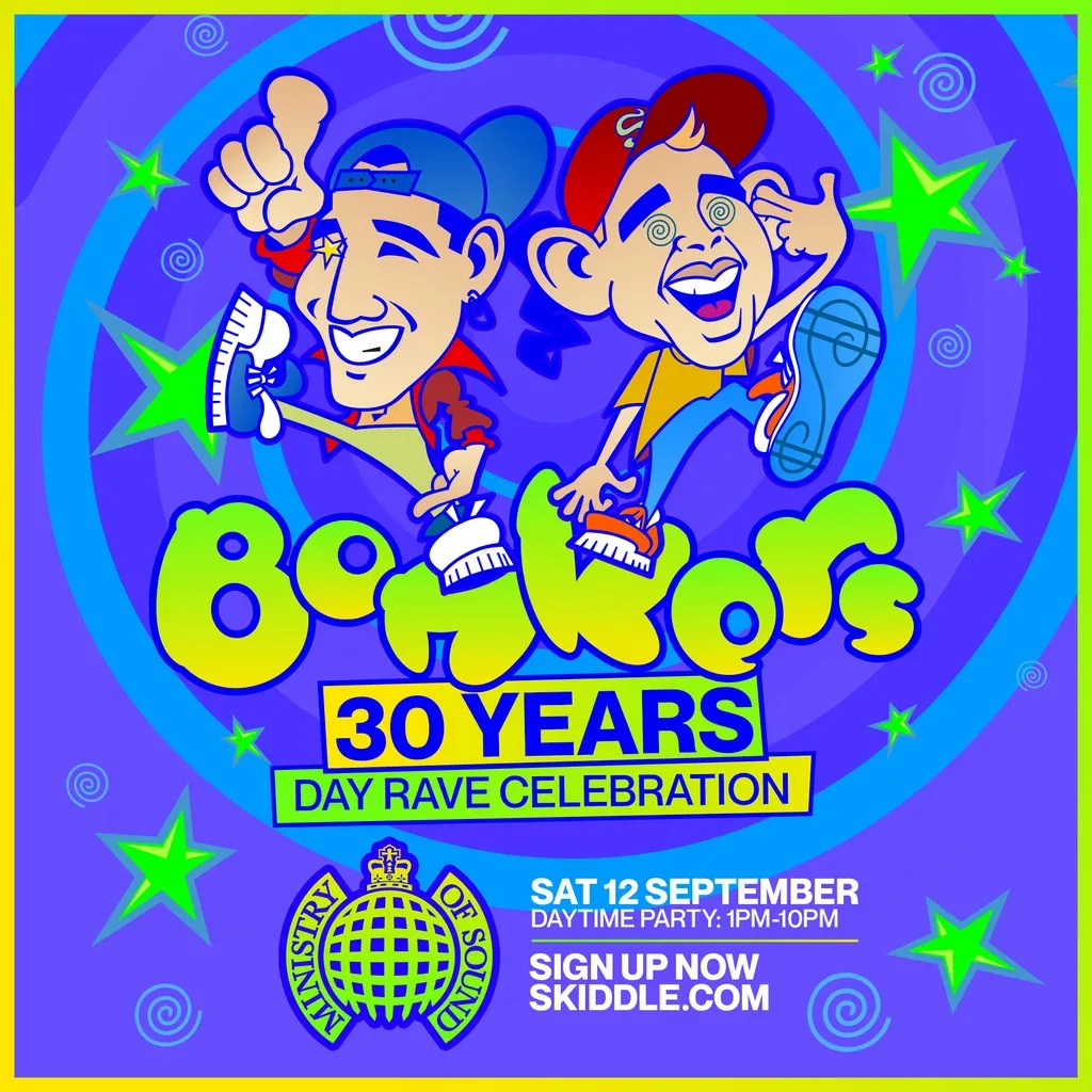 Flyer for Bonkers 30 Years