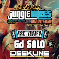 Flyer for JUMUNJY INVITES - Jungle Cakes - Benny Page - Ed Solo - Deekline