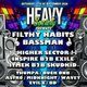 Flyer for Heavy Society X The Bassment
