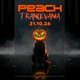 Flyer for Peach Goes Hard meets Trancevania - Halloween 2026