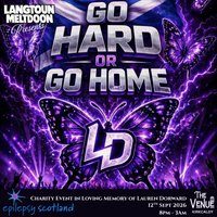 Flyer for Go Hard or Go Home - A Charity Event for Epilepsy Scotland