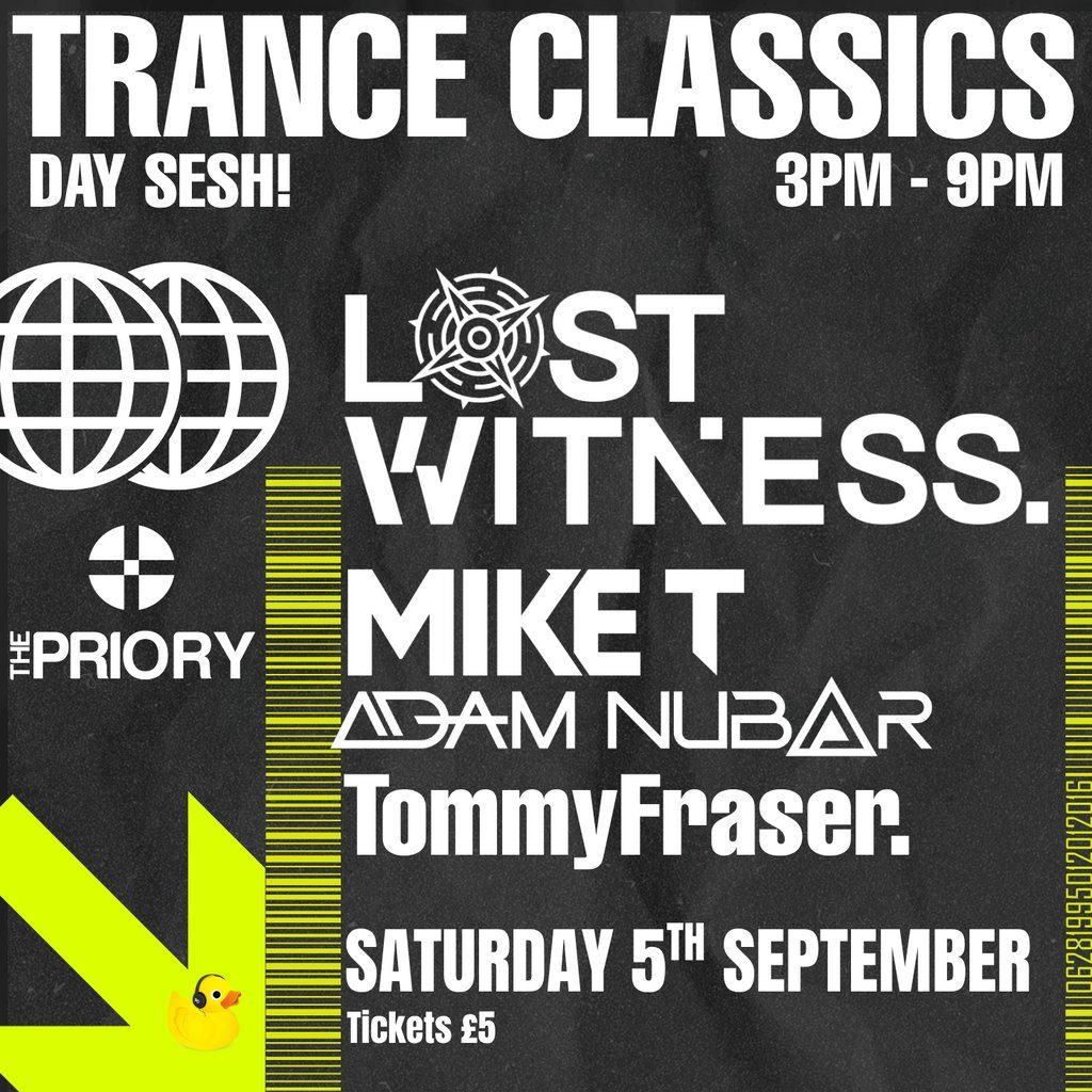 Flyer for Trance Classics Day Rave