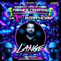 Flyer for Trance Central Peterborough The 1st Birthday with Lange!