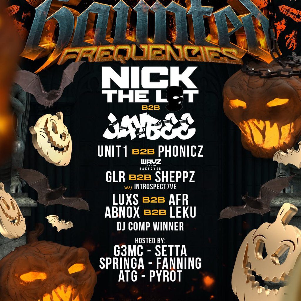 Flyer for Worthing Reloaded Presents: Haunted Frequencies