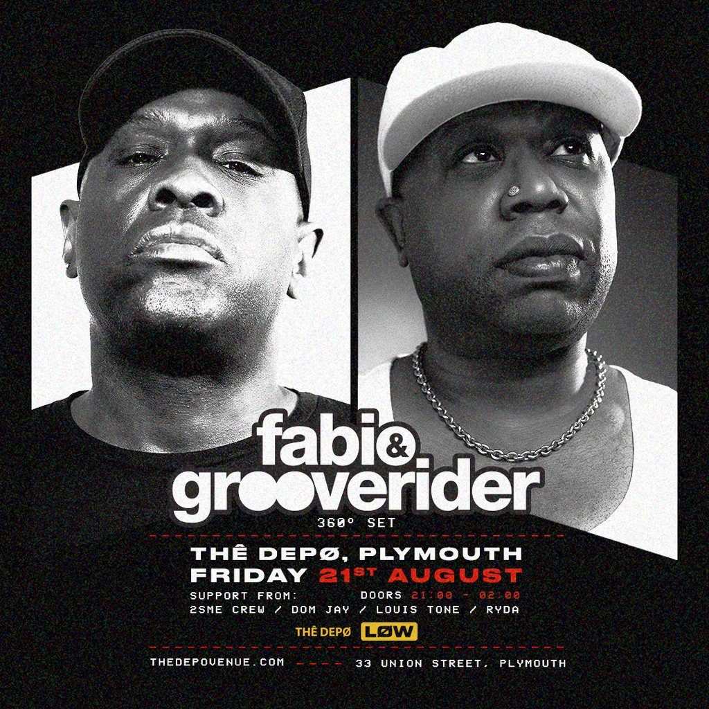 Flyer for Low pres: Fabio and Grooverider
