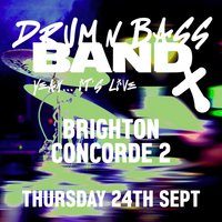 Flyer for Drum n Bass Band Live