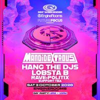 Flyer for EngineRooms 360 Weekender Future Focus: Mandidextrous & More!
