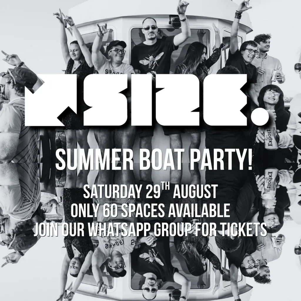 Flyer for Size Summer Boat Party