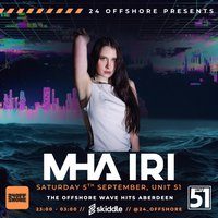 Flyer for Twenty Four Offshore Presents Mha Iri