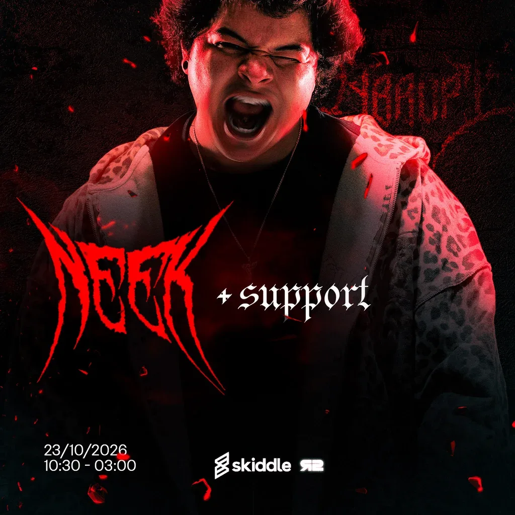Flyer for ABRUPT presents NEEK + more