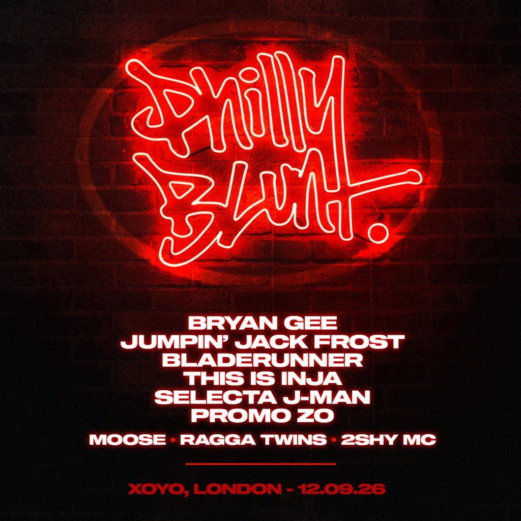 Flyer for Philly Blunt: XOYO London