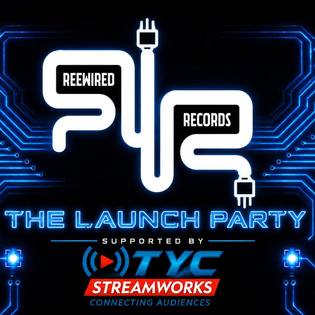 Flyer for REEWIRED RECORDS launch party