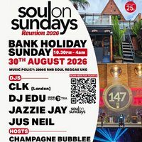 Flyer for Soulonsundays Reunion