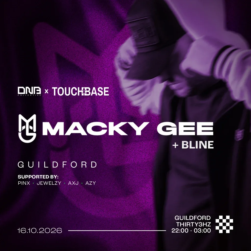 Flyer for Macky Gee: Guildford