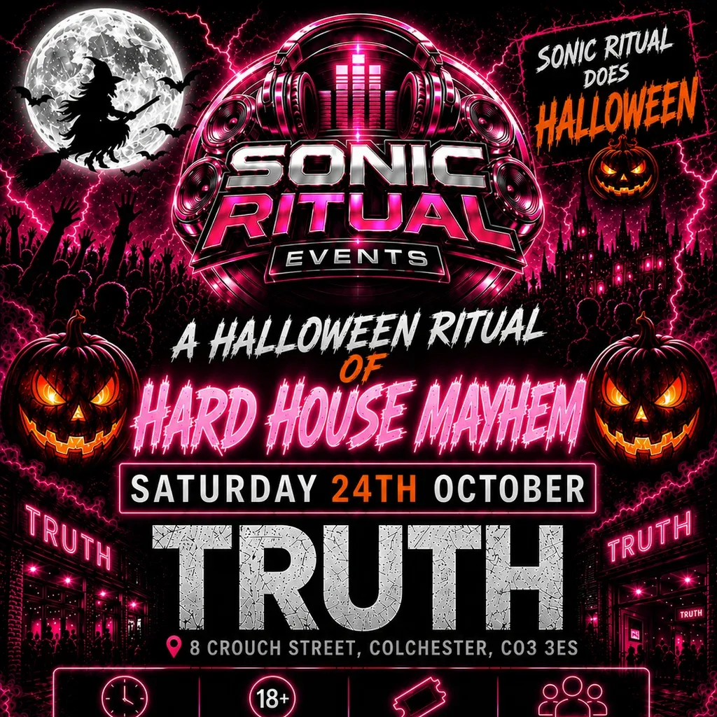 Flyer for Sonic Ritual Events Halloween Ritual