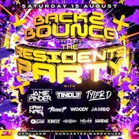 Flyer for Back2Bounce The residents Party