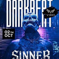 Flyer for Darkbeat x Vibes Presents SINNER