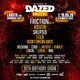 Flyer for Dazed Muzic 10th Birthday ft Friction, Koven, Skepsis + more!