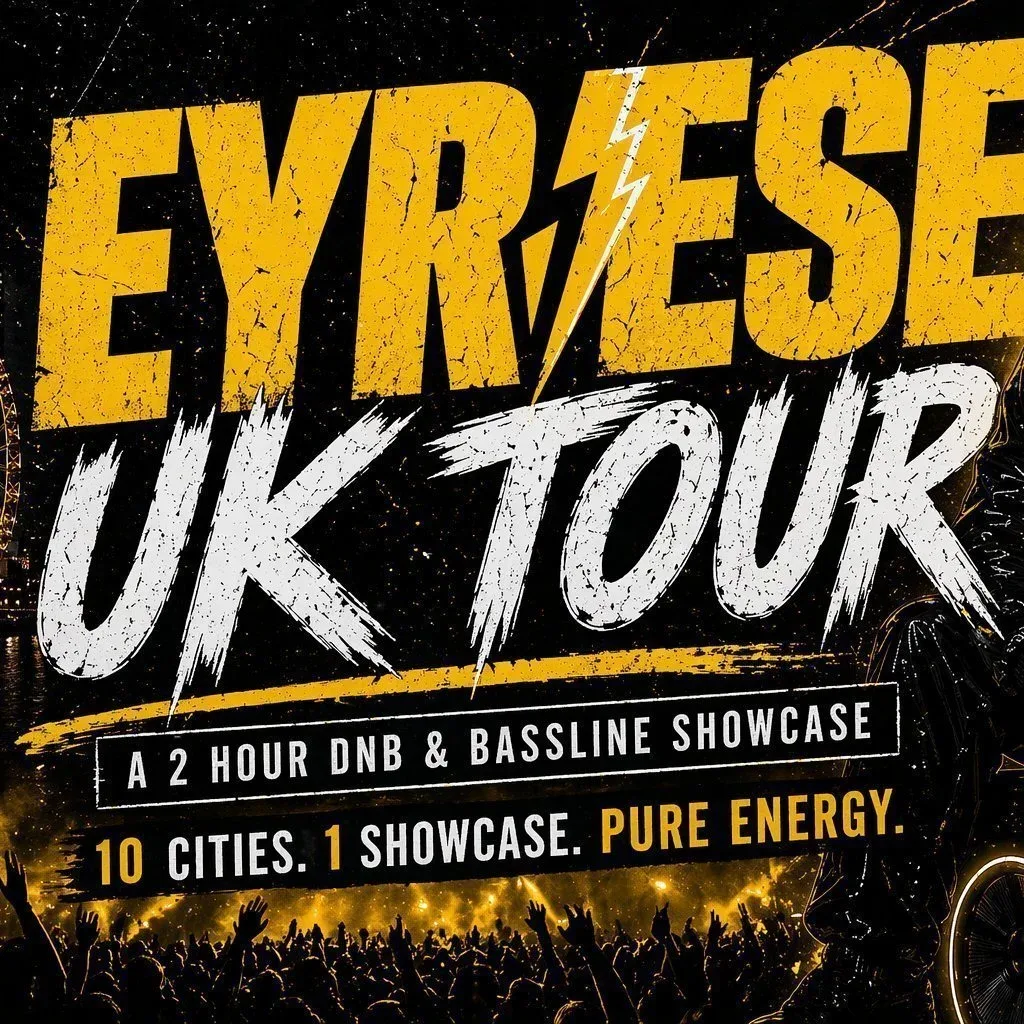 Flyer for EYRESE UK TOUR 2026: Exeter The Monkey Suit