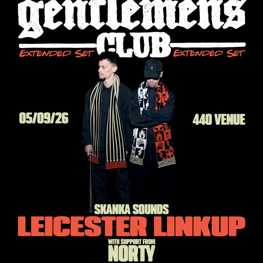 Flyer for SKANKASOUNDS Leicester Linkup