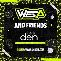 Flyer for Wes P & Friends At The Den Warehouse, Bury