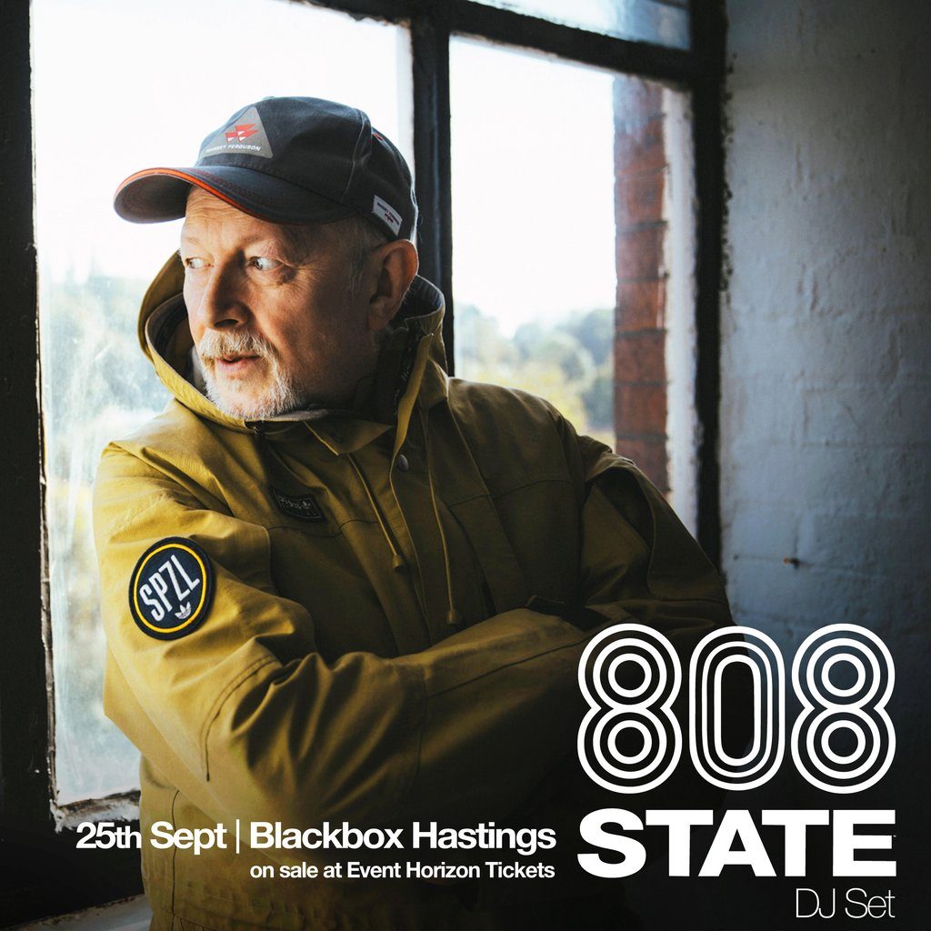 Flyer for 808 State