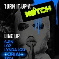 Flyer for Trance & Techno Turn it up a Notch