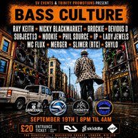 Flyer for Bass Culture