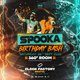 Flyer for Spooka's Birthday Bash