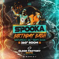 Flyer for Spooka's Birthday Bash