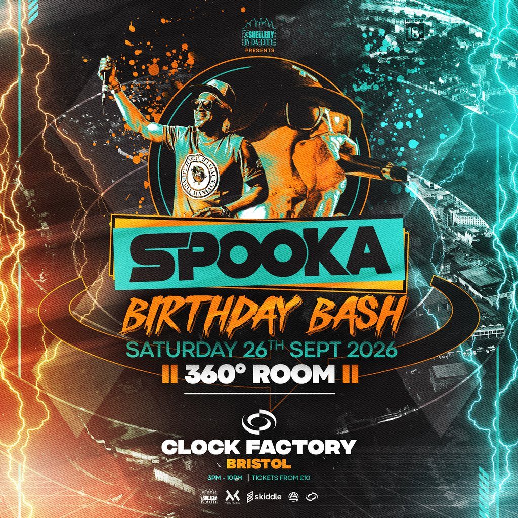 Flyer for Spooka's Birthday Bash