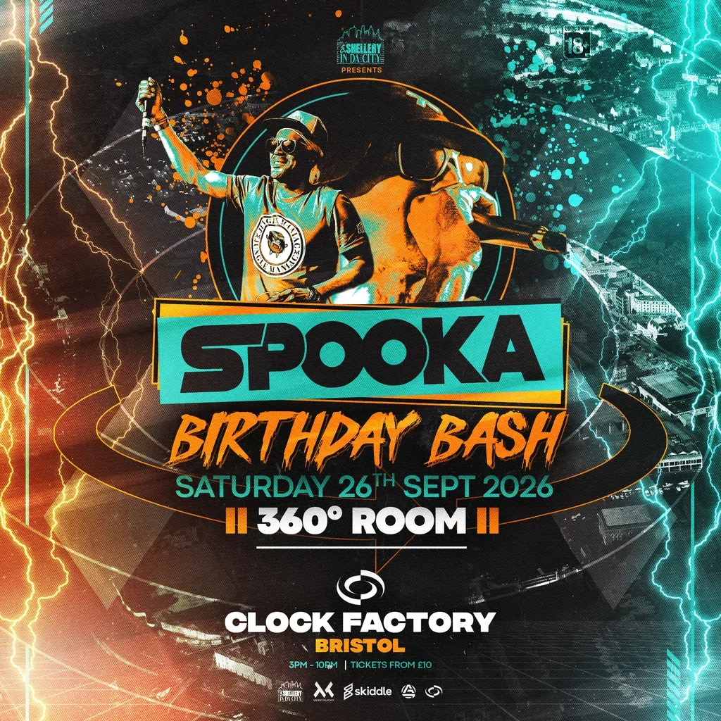 Flyer for Spooka's Birthday Bash